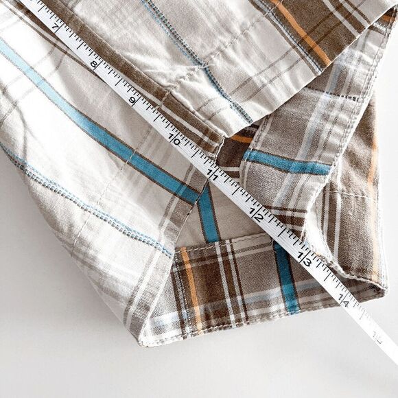 Levi's Mens Shorts Authentic Red Tab Plaid Pattern Zip Casual Multicolored Sz 31 - Picture 5 of 9